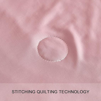 Twin Size Cooling Blankets for Hot Sleepers Pink Japanese Cool Quilt for Night Sweats Summer Lightweight Breathable Ice Blanket for Hot Flash Double Side Cold 59 x 79 Inches