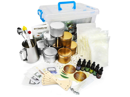Complete DIY Candle Making Set for Adults & Kids (81 Piece Set)